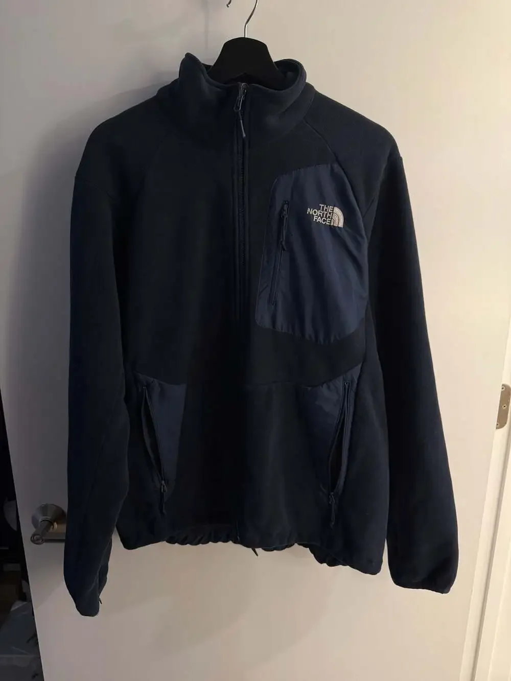 The North Face Denali Fleece Jacket Navy Blue Size Large